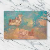 The Chariot of Apollo canvas artwork displayed on a marble background