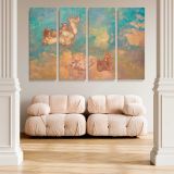 The Chariot of Apollo canvas wall art in room setting 4