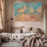 The Chariot of Apollo canvas wall art in room setting 7