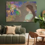Violette Heymann canvas wall art in room setting 4