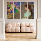 Violette Heymann canvas wall art in room setting 5