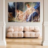 Diana Leaving Her Bath canvas wall art in room setting 5