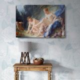 Diana Leaving Her Bath canvas wall art in room setting 7