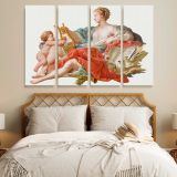 Allegory of Music canvas wall art in room setting 6