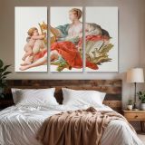 Allegory of Music canvas wall art in room setting 7