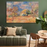 Dovecote at Bellevue canvas wall art in room setting 4