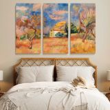 Dovecote at Bellevue canvas wall art in room setting 7