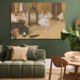 The Dancing Class canvas wall art in room setting 4