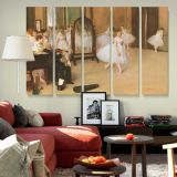 The Dancing Class canvas wall art in room setting 6