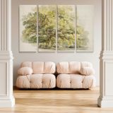 Study of a Tree canvas wall art in room setting 5