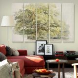 Study of a Tree canvas wall art in room setting 6