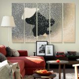 Snow from Momoyogusa canvas wall art in room setting 6