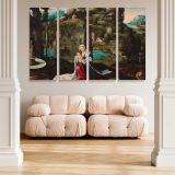 The Rest on the Flight into Egypt canvas wall art in room setting 5