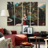 The Rest on the Flight into Egypt canvas wall art in room setting 6