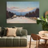 The Eiffel Tower canvas wall art in room setting 4