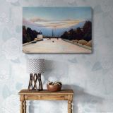 The Eiffel Tower canvas wall art in room setting 6