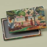The Large Tree canvas front and rear frame view