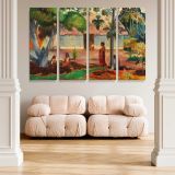 The Large Tree canvas wall art in room setting 5