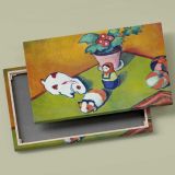 Little Walters Toys canvas front and rear frame view