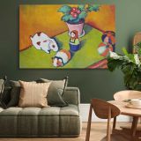 Little Walters Toys canvas wall art in room setting 4