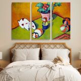 Little Walters Toys canvas wall art in room setting 7
