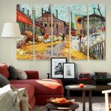 The Factory canvas wall art in room setting 6