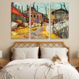 The Factory canvas wall art in room setting 7