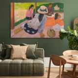 The Siesta canvas wall art in room setting 4