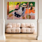 The Siesta canvas wall art in room setting 5