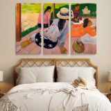 The Siesta canvas wall art in room setting 7