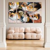 Study of a Cat canvas wall art in room setting 5