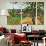 Orchards at Louveciennes canvas wall art in room setting 6