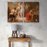 Venus Ordering Arms from Vulcan for Aeneas canvas wall art in room setting 6