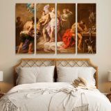 Venus Ordering Arms from Vulcan for Aeneas canvas wall art in room setting 7