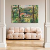 Environs of Briey canvas wall art in room setting 5