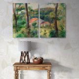 Environs of Briey canvas wall art in room setting 7