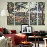 The Hameau des Patis canvas wall art in room setting 6