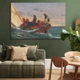 The Flirt canvas wall art in room setting 4