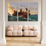 The Flirt canvas wall art in room setting 5