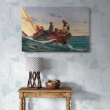The Flirt canvas wall art in room setting 7