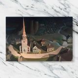 The Midnight Ride of Paul Revere canvas artwork displayed on a marble background