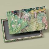 Ballet Scene canvas front and rear frame view