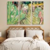 Ballet Scene canvas wall art in room setting 7