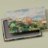 View From Montmartre canvas front and rear frame view