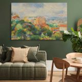 View From Montmartre canvas wall art in room setting 4