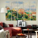 View From Montmartre canvas wall art in room setting 6