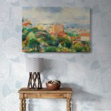 View From Montmartre canvas wall art in room setting 7