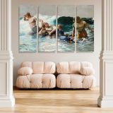 Undertow canvas wall art in room setting 5