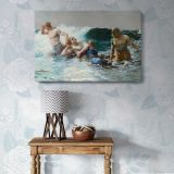 Undertow canvas wall art in room setting 7