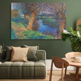 At Calcot canvas wall art in room setting 4